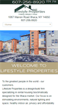 Mobile Screenshot of lifestylepropertiesithaca.com